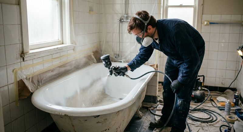 Bathtub Refinishing project example